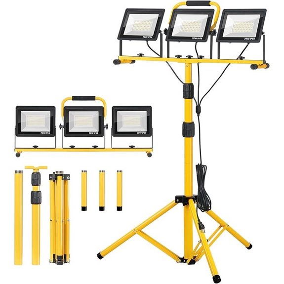 21000Lumen LED Work Lights with Stand
