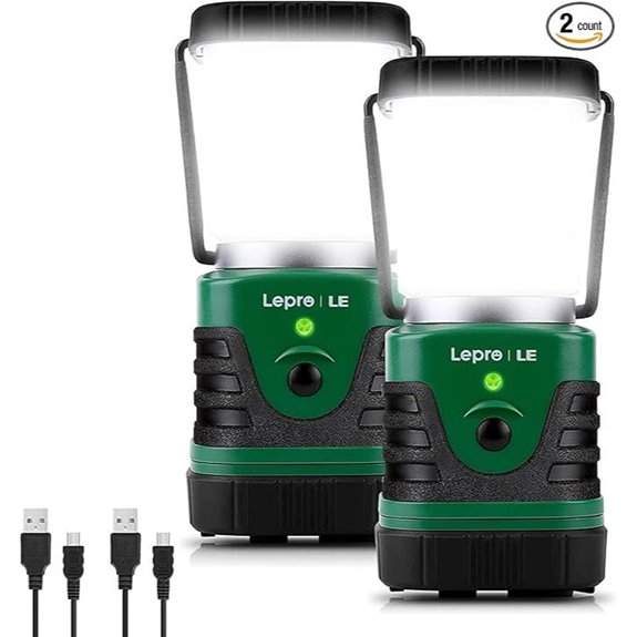 Lighting EVER 1000LM Rechargeable Camping Lantern