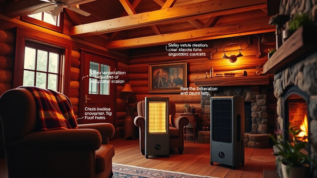 cabin heater safety and capacity