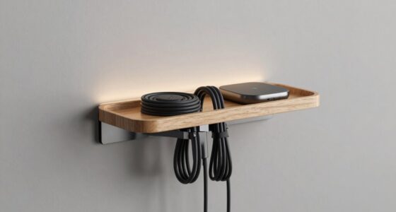 cable management charging station