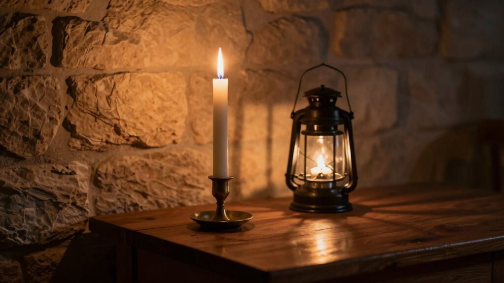 candle safety during outages