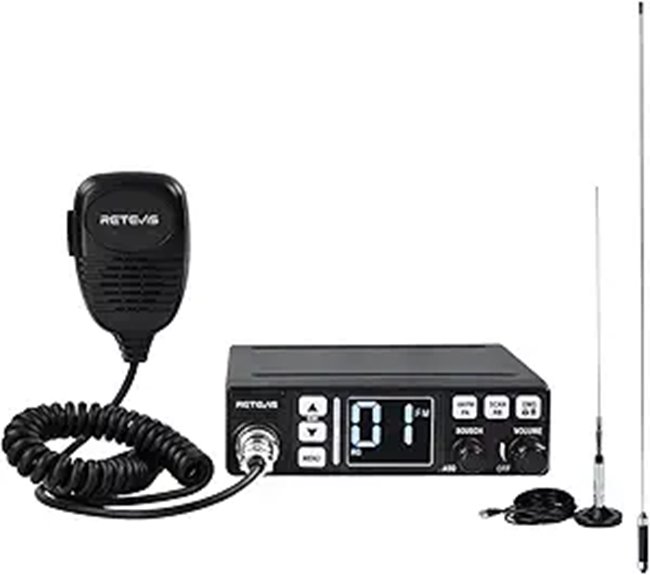 Retevis MB3 40-Channel CB Radio Kit with Antenna