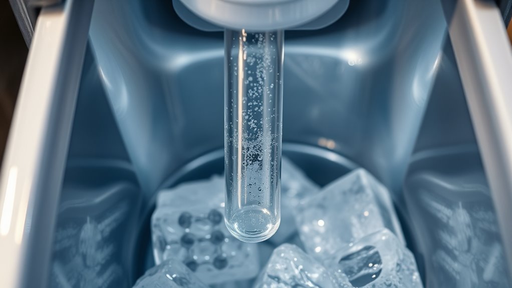 check and clear fill tube
