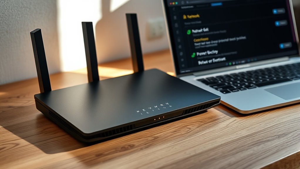 check router power backup