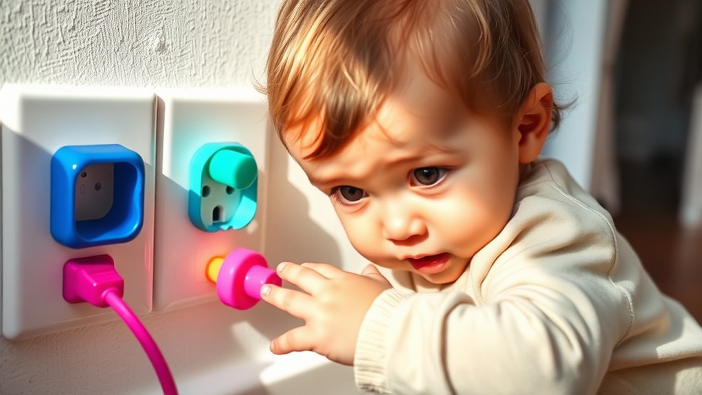 childproof outlets prevent injuries