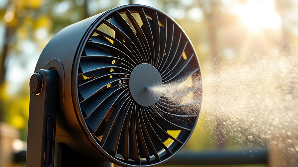 choosing effective portable misting fans