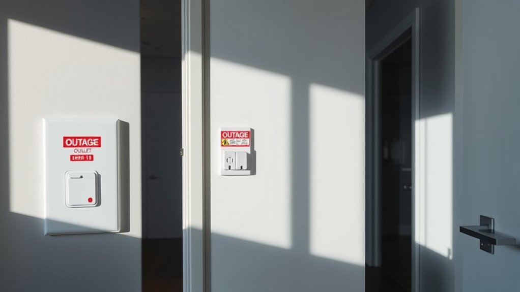 clear emergency disconnect signage