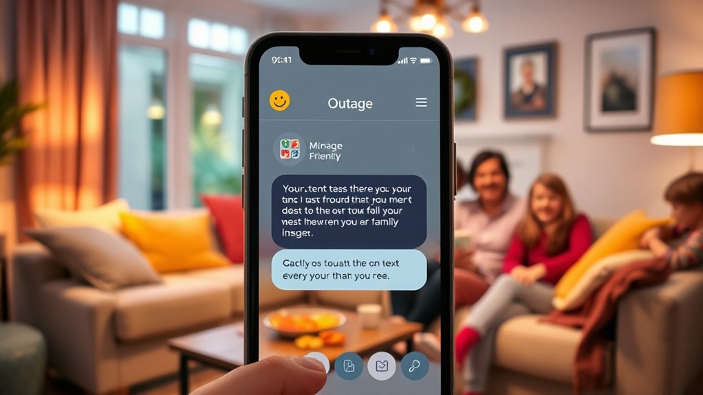clear reassuring outage communication