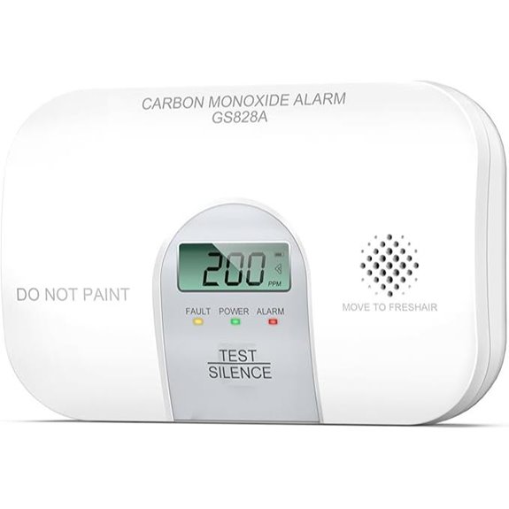 Siterwell Carbon Monoxide Detector with LCD and Alarm