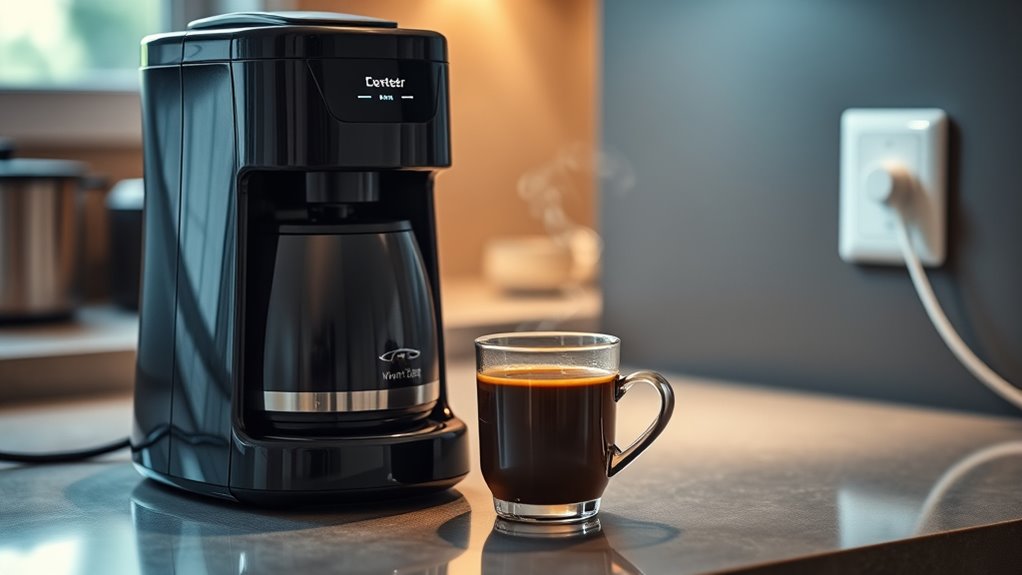 coffee maker power consumption