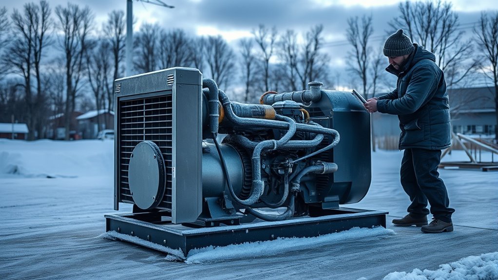 cold weather generator performance testing