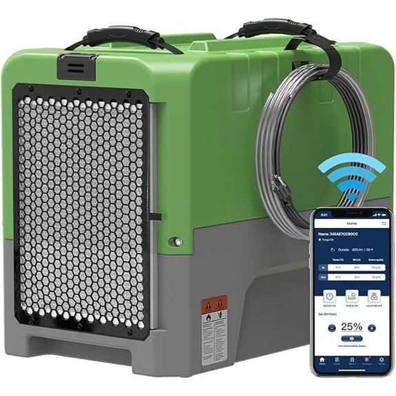 ALORAIR Smart WiFi Commercial Dehumidifier 180 PPD