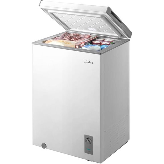 Midea 3.5 Cu Ft Chest Freezer with Light