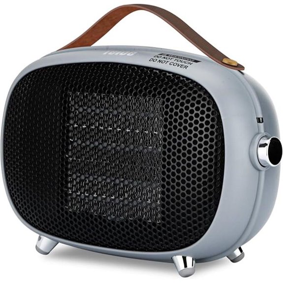 Teioe Mini Electric Space Heater with Safety Features