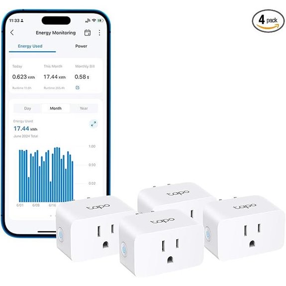 TP-Link Tapo Mini Smart Plug 4-Pack