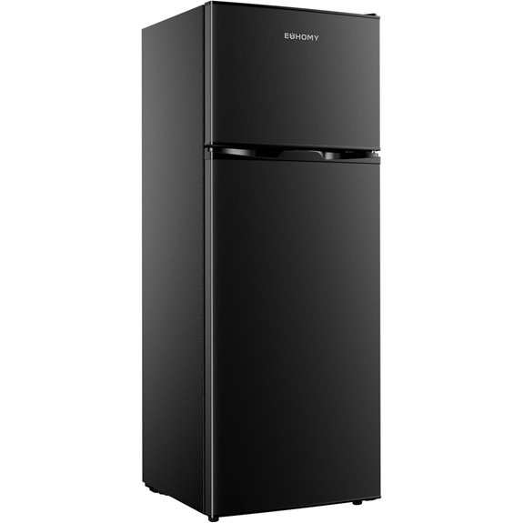 EUHOMY 7.4 Cu.Ft. 2-Door Refrigerator