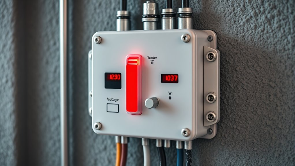 continuous power monitoring and detection
