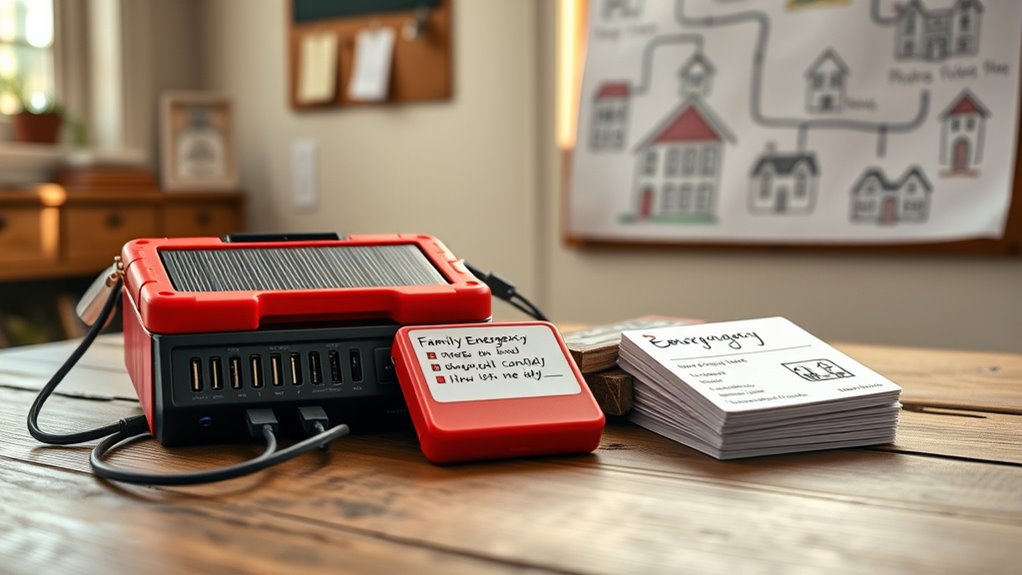 coordinate family communication plans