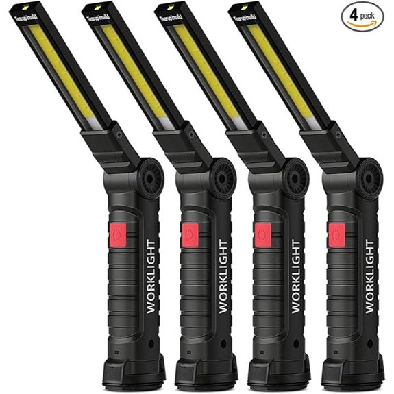 Coquimbo Rechargeable LED Work Lights 4-Pack