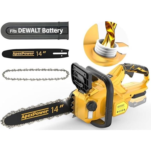 14-Inch Cordless Brushless Chainsaw for Dewalt 20V