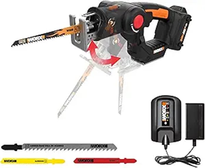 WORX 20V Cordless Reciprocating Saw & Jigsaw Kit