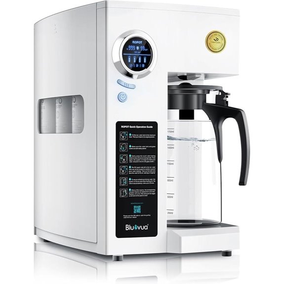 Bluevua RO100ROPOT-UV Countertop Water Filter System