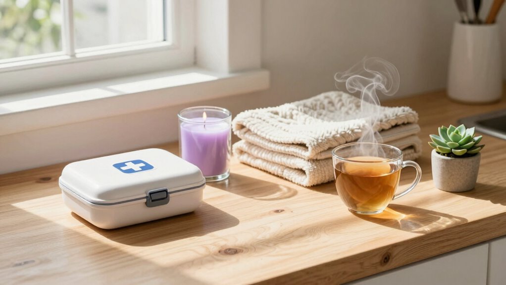 create a peaceful storm preparedness kit