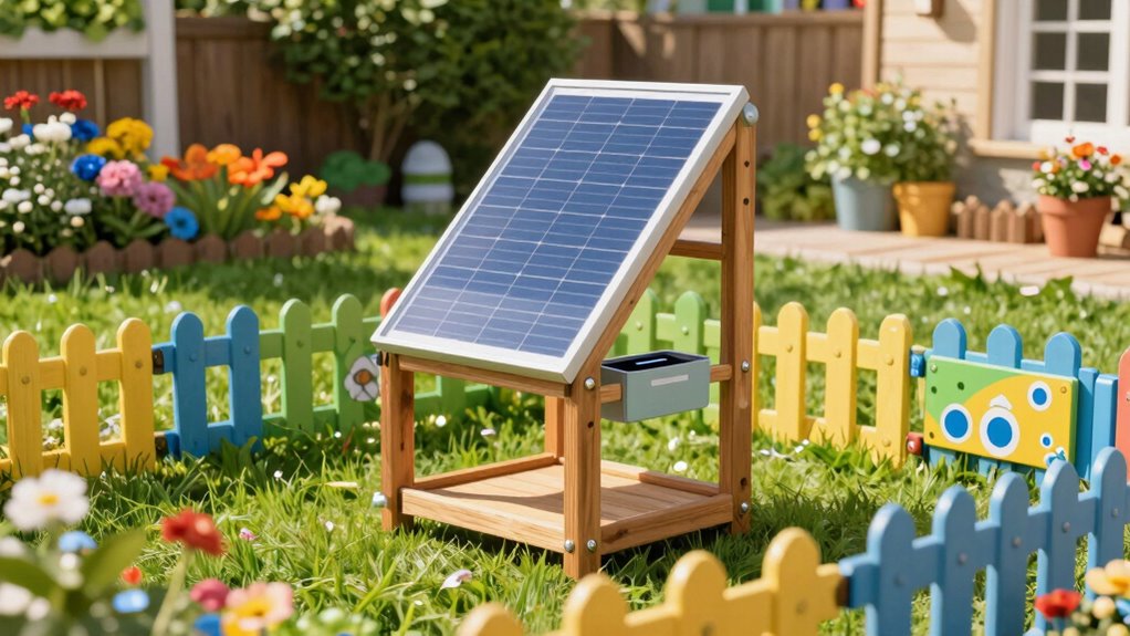 create child friendly solar station