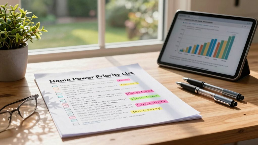 create your power priority list