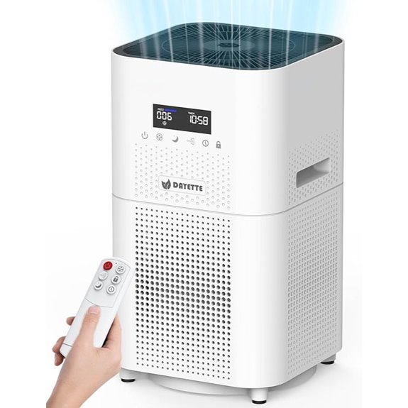 Dayette Large Room HEPA Air Purifier with Air Quality Monitor