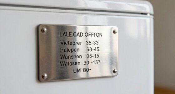 decipher appliance identification labels