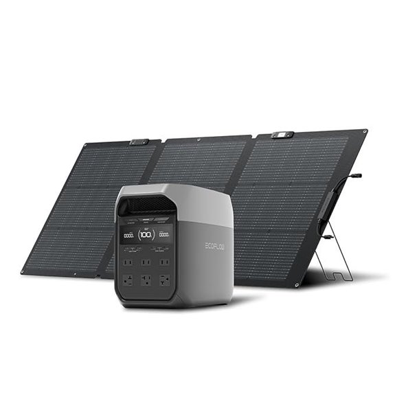EF ECOFLOW Delta 3 Solar Generator with 160W Panel