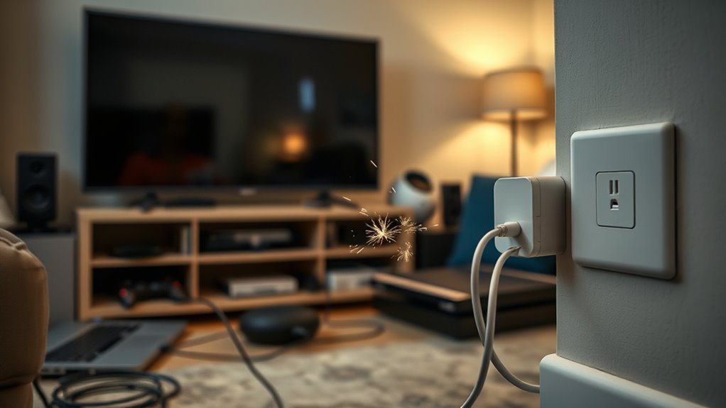 devices susceptible to power surges