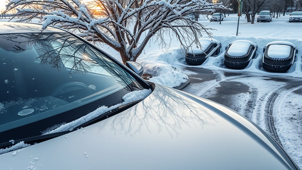 drive carefully park sheltered