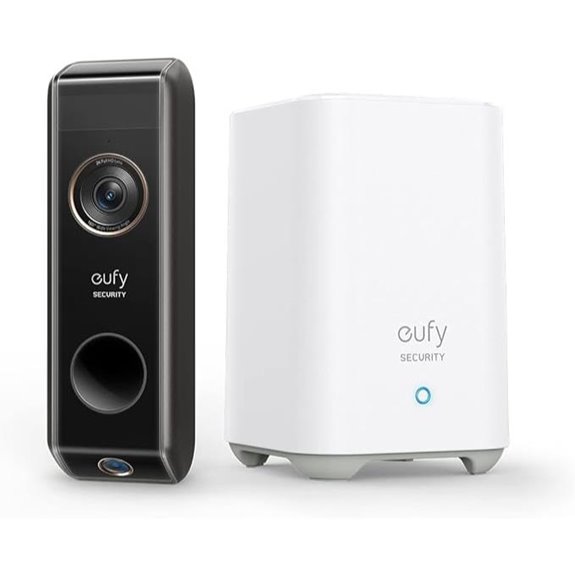 dual camera doorbell with storage