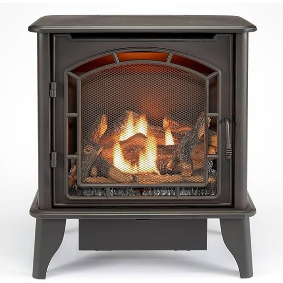 Bluegrass Living Dual Fuel 3-Sided Gas Stove