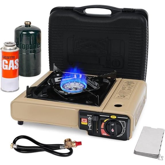 ShineStar Dual Fuel Camping Stove with Accessories
