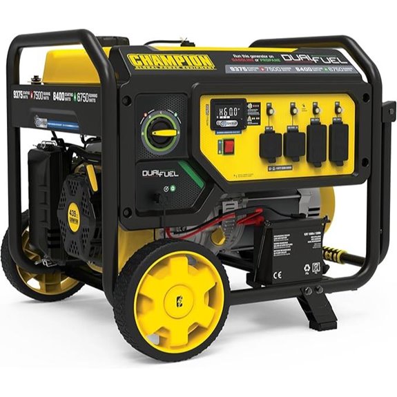 Champion 9375-Watt Dual Fuel Portable Generator