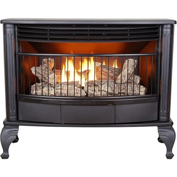 ProCom Ventless Dual Fuel Fireplace with Thermostat