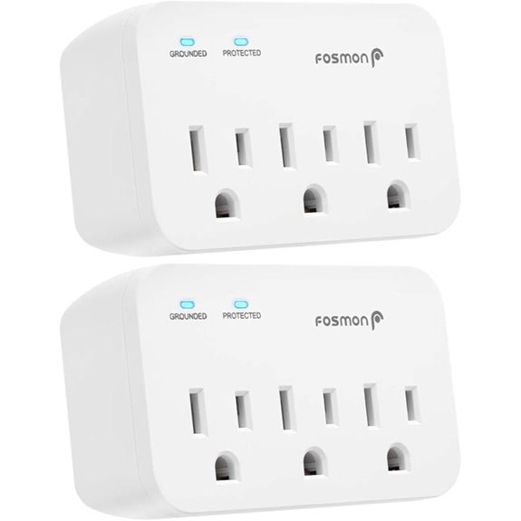 Fosmon 2 Pack Refrigerator Surge Protectors 1200J