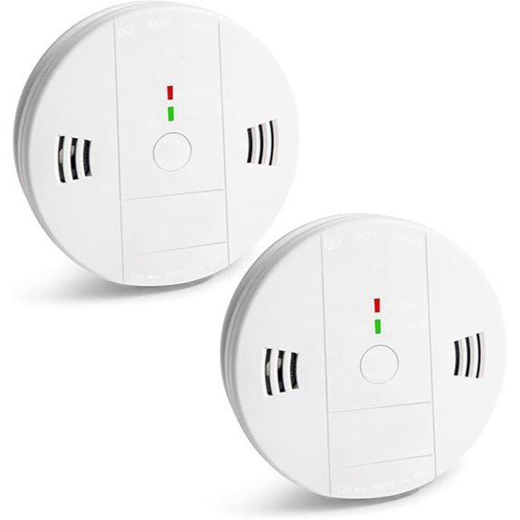 Combination Smoke & CO Detector Alarm (2-Pack)