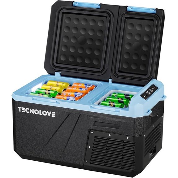 25L Dual Zone Car Refrigerator with Touchscreen