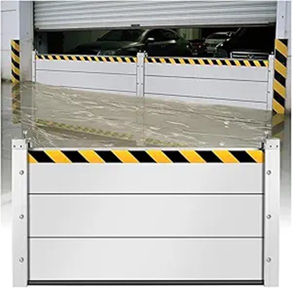 Heavy Duty Aluminum Flood Barrier for Outdoor Use