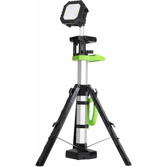 Heavy-Duty Cordless LED Work Light with Tripod