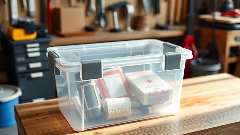 durable sealed impact resistant container