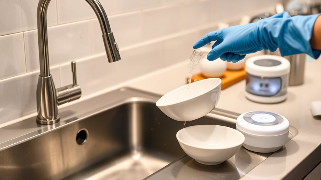 efficient dishwashing water use