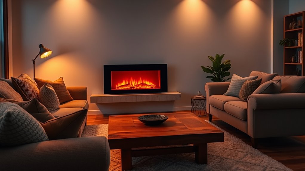 electric fireplace safety features