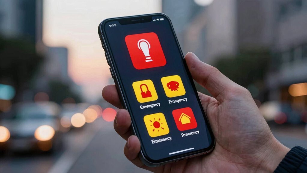 emergency alert settings disabled