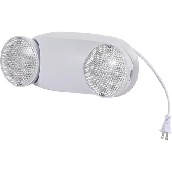 LED Emergency Lights with Battery Backup