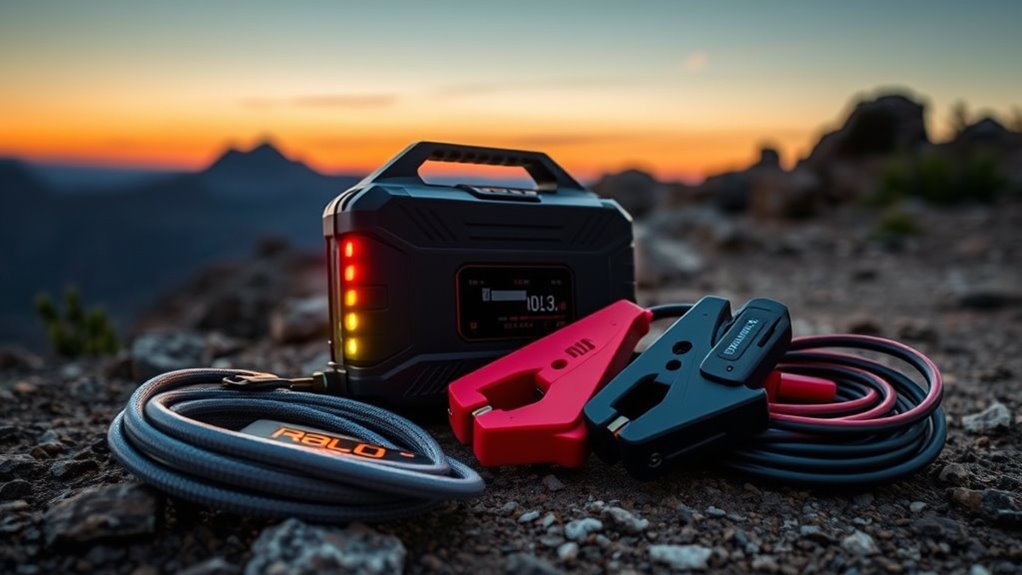 emergency vehicle jump starter